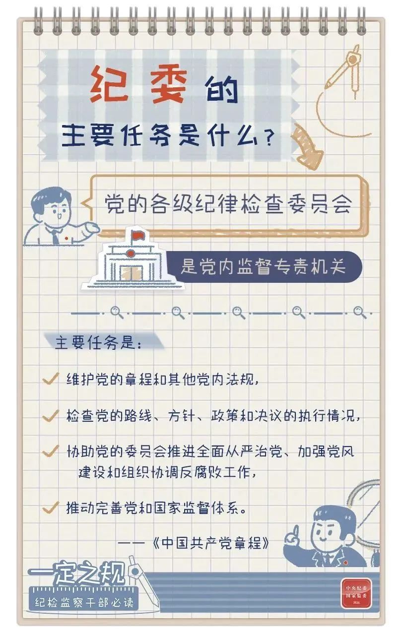 一定之规：纪委的主要任务是什么？